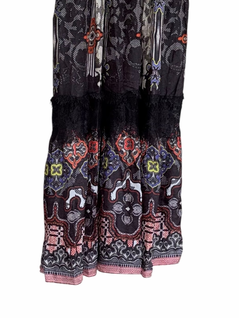 NWT Anthropologie Bhanuni by Jyoti Tiered Maxi Dress Bohemian - Picture 6 of 14